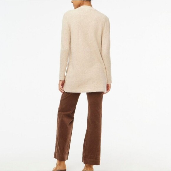 J. Crew Long Open Cardigan Sweater in Extra-Soft yarn size S new with tag - Picture 4 of 13